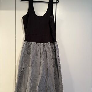 NWT GAP Midi Mixed Media Dropwaist Dress!!
